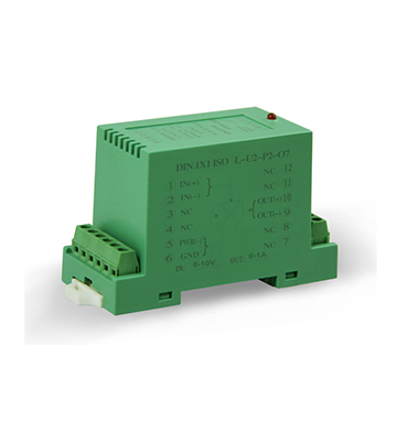 32、DIN ISO L -U(A)-P-O 系列0-1A模拟大电流输出型比例调节控制隔离放大器